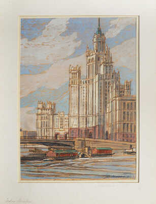 Маторин Михаил Владимирович. Новая Москва. Вид на высотку на Котельнической набережной